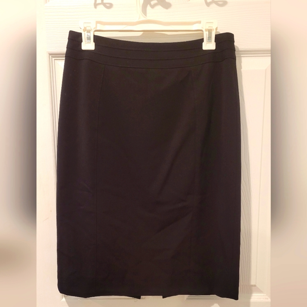 Black pencil skirt